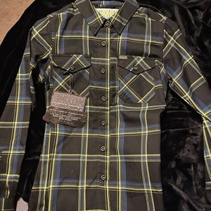 Dixxon infectious grooves womens flannel size small brand new never worn!